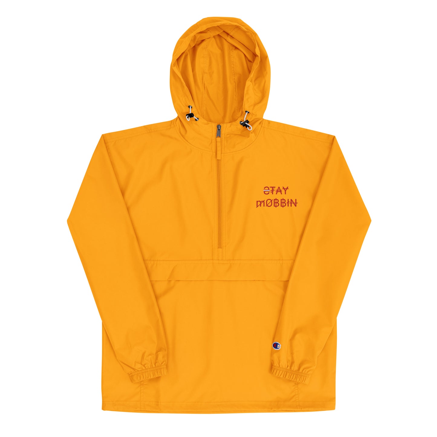 STAYMOBBIN Embroidered Champion Packable Jacket