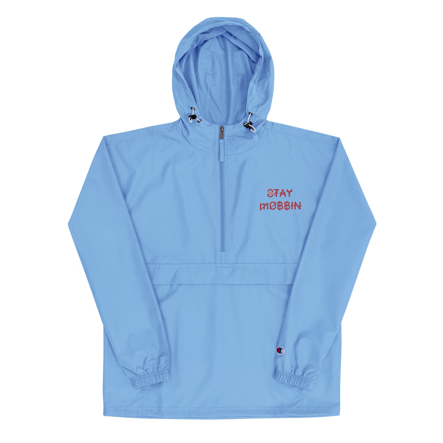 STAYMOBBIN Embroidered Champion Packable Jacket