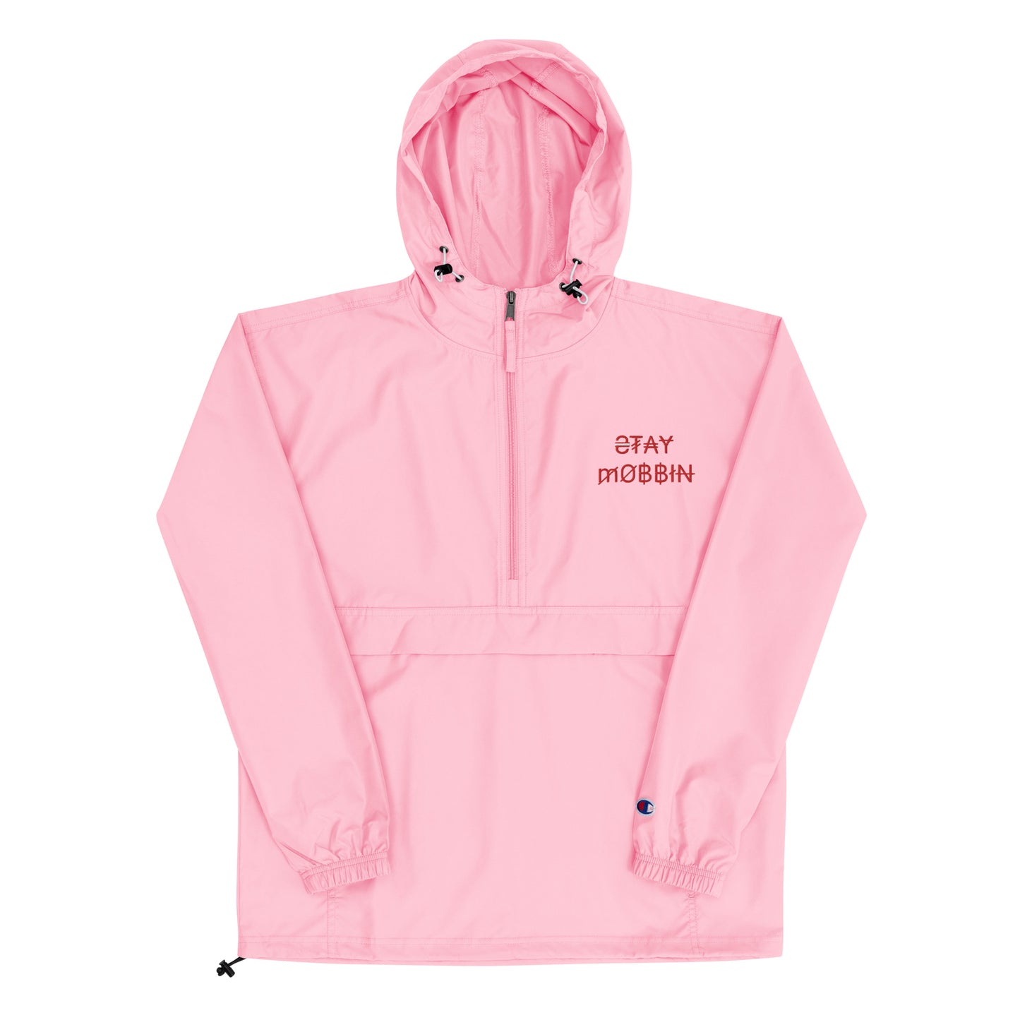 STAYMOBBIN Embroidered Champion Packable Jacket