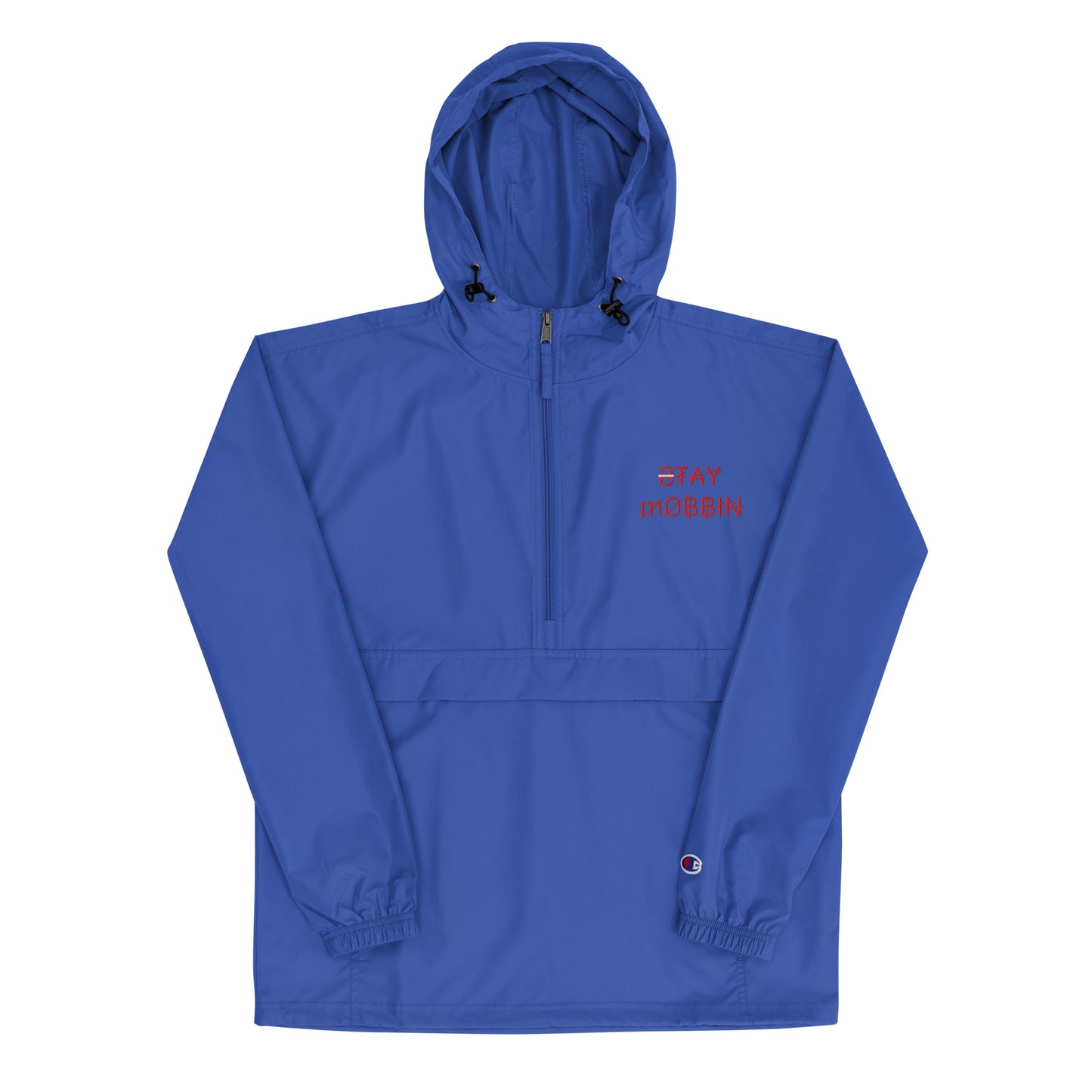 STAYMOBBIN Embroidered Champion Packable Jacket