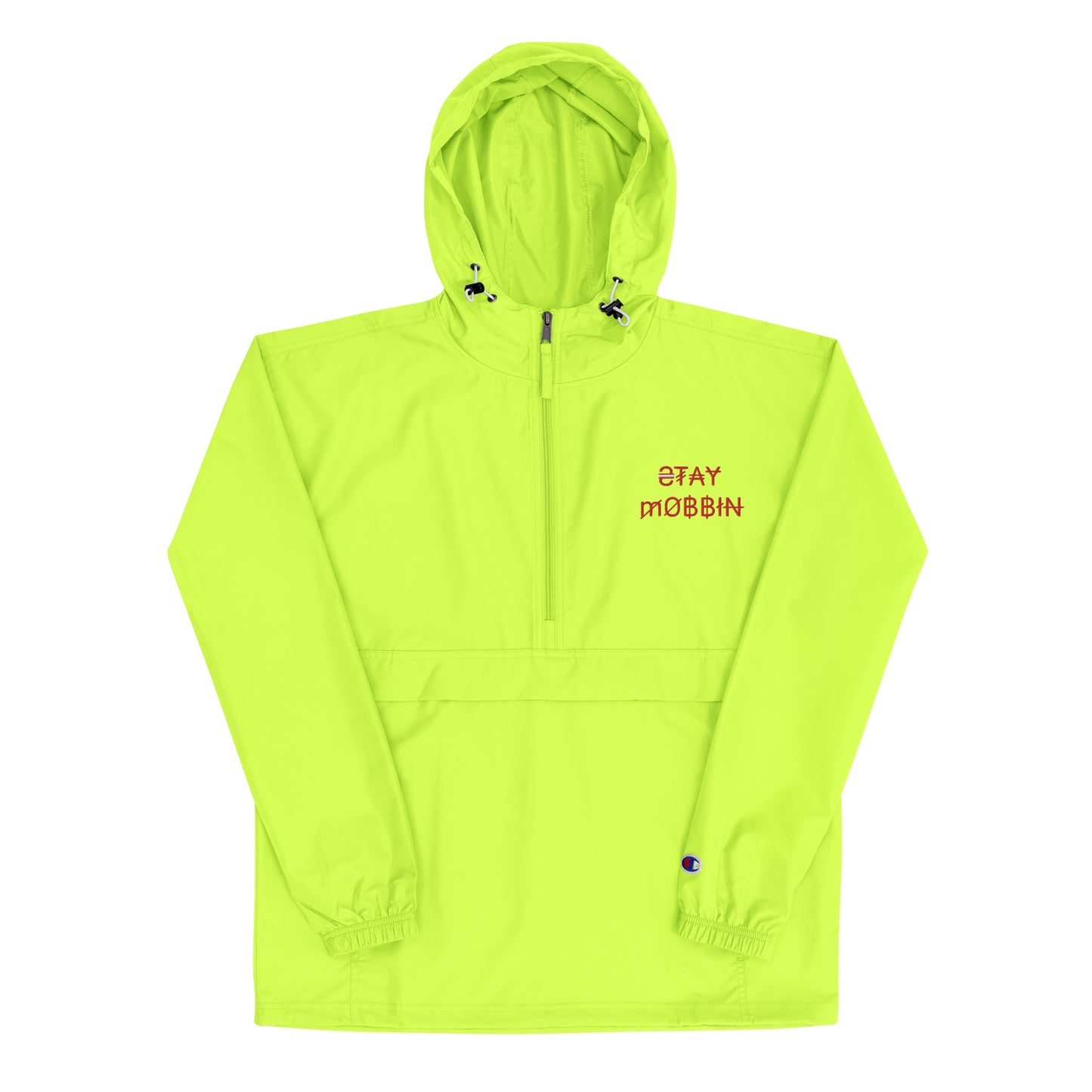 STAYMOBBIN Embroidered Champion Packable Jacket