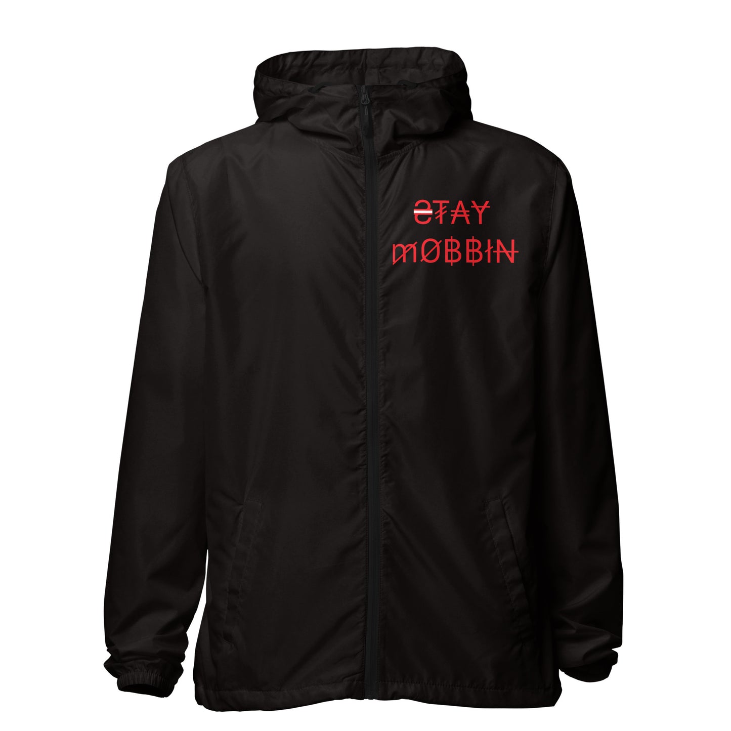 STAYMOBBIN Unisex lightweight zip up windbreaker