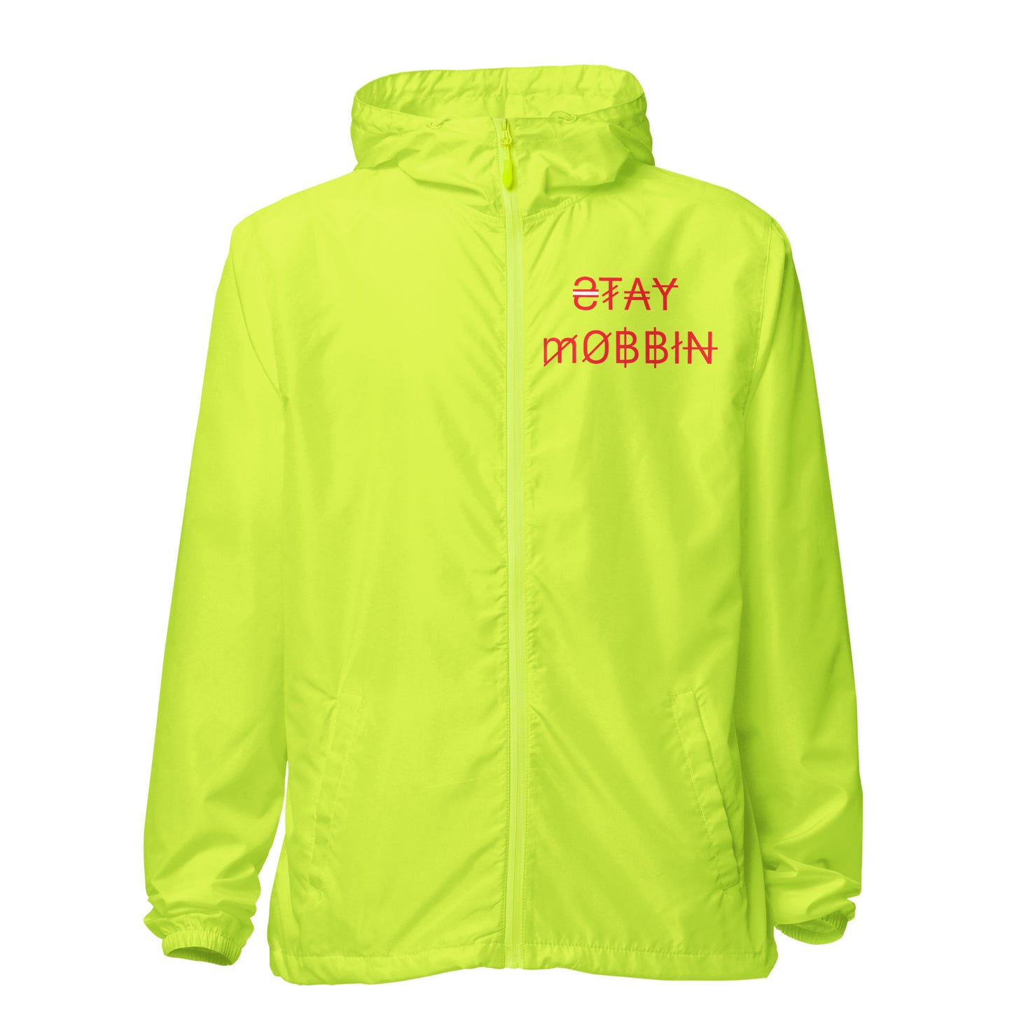 STAYMOBBIN Unisex lightweight zip up windbreaker